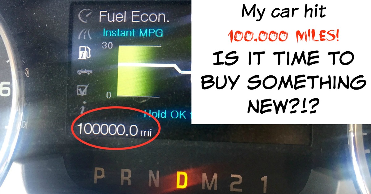 "My car hit 100,000 miles. Is it time to buy something new?"