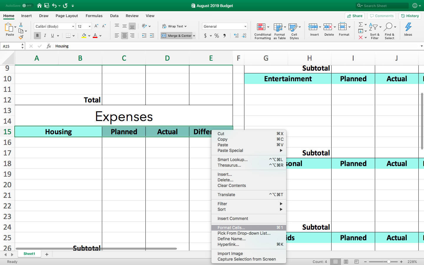 Cómo Hacer Un Presupuesto En Excel Guía De Instrucciones Y Plantillas Gratuitas Be Able 6300