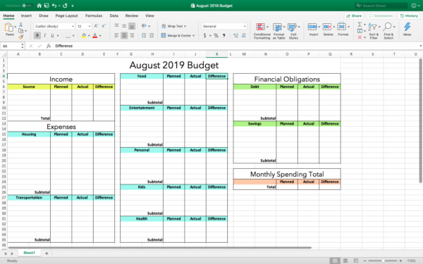How to Make a Budget In Excel: How-To Guide and Free Templates!