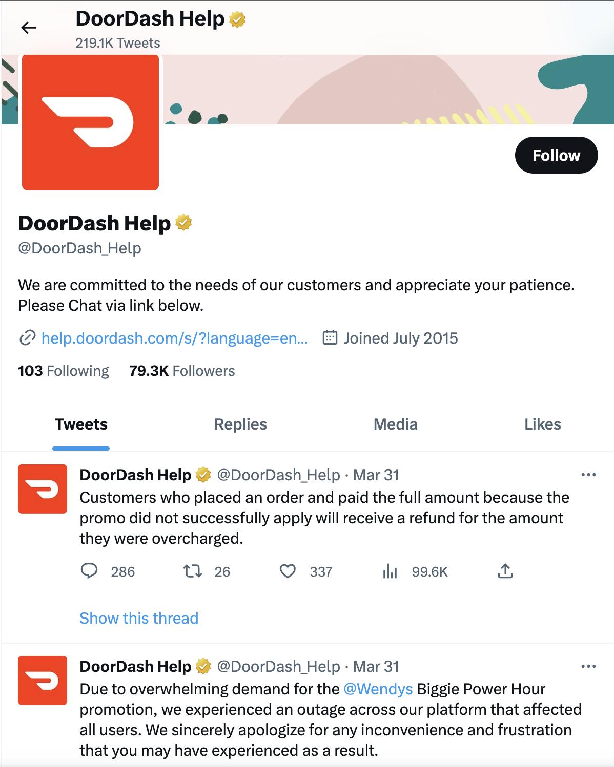DoorDash Help (@DoorDash_Help) / X