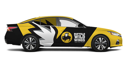 Carvertise Review | A Legit Way to Make Money & How to Spot Scams Buffalo Wild Wings car