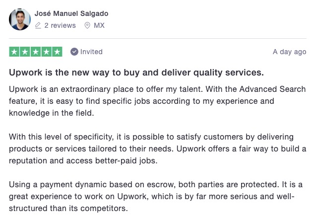 Upwork's Payment System