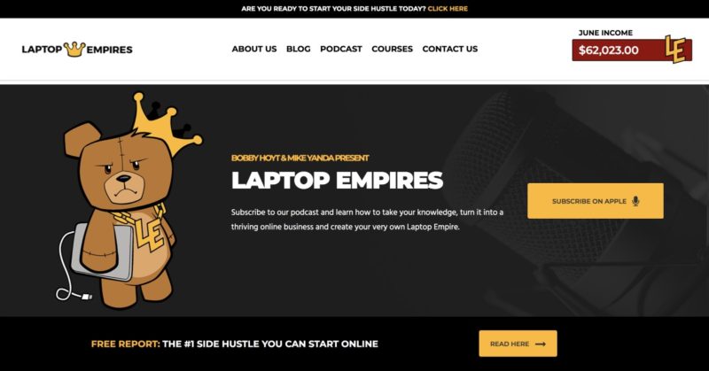 The Laptop Empires Podcast and Website are Live!
