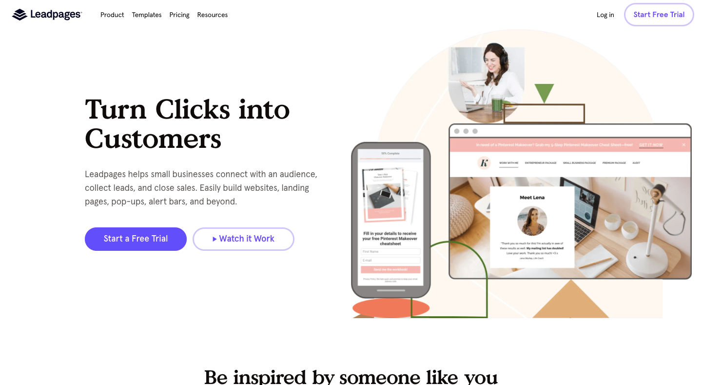 Leadpages Homepage Leadpages Homepage