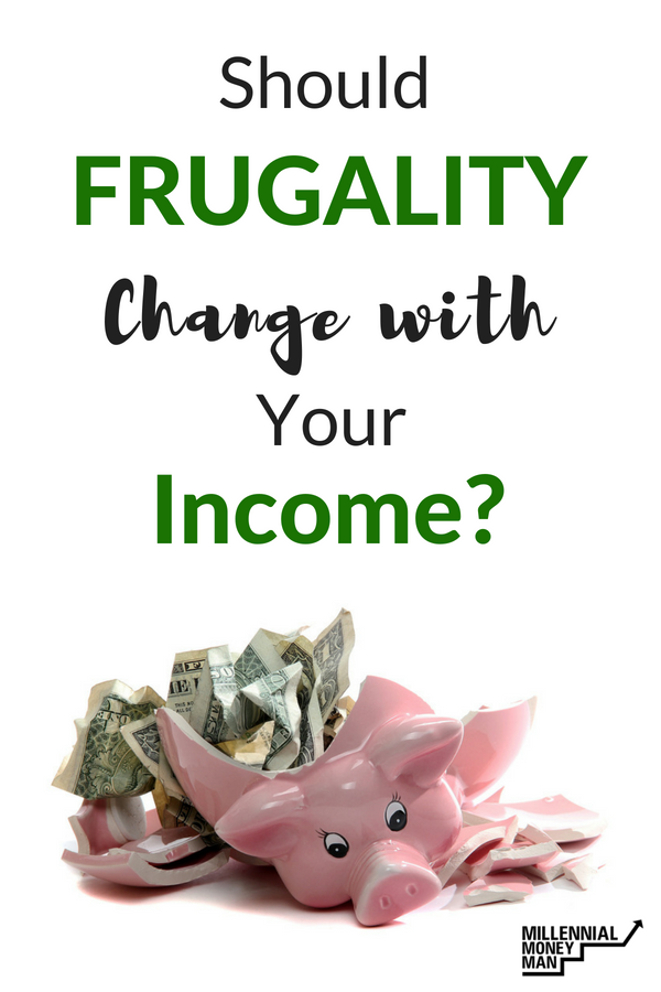 When you start to reach your financial goals, it's hard to know whether you should stick to frugal living and saving money or if you should reward yourself for your success in personal finance.