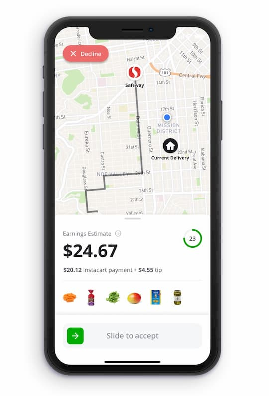 Instacart app Instacart app