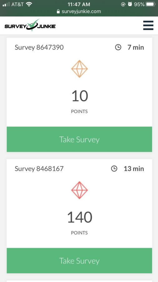 Survey Junkie app