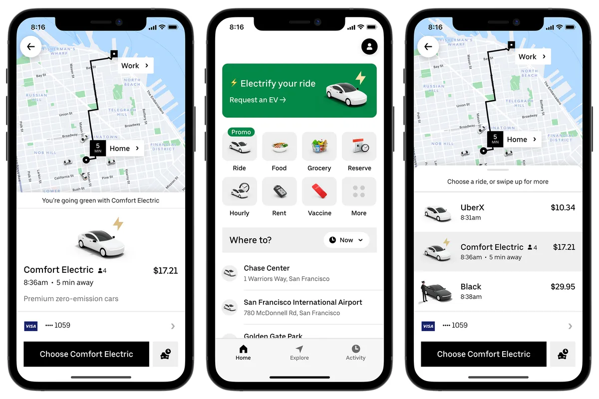 uber app preview