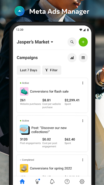 meta ads manager app